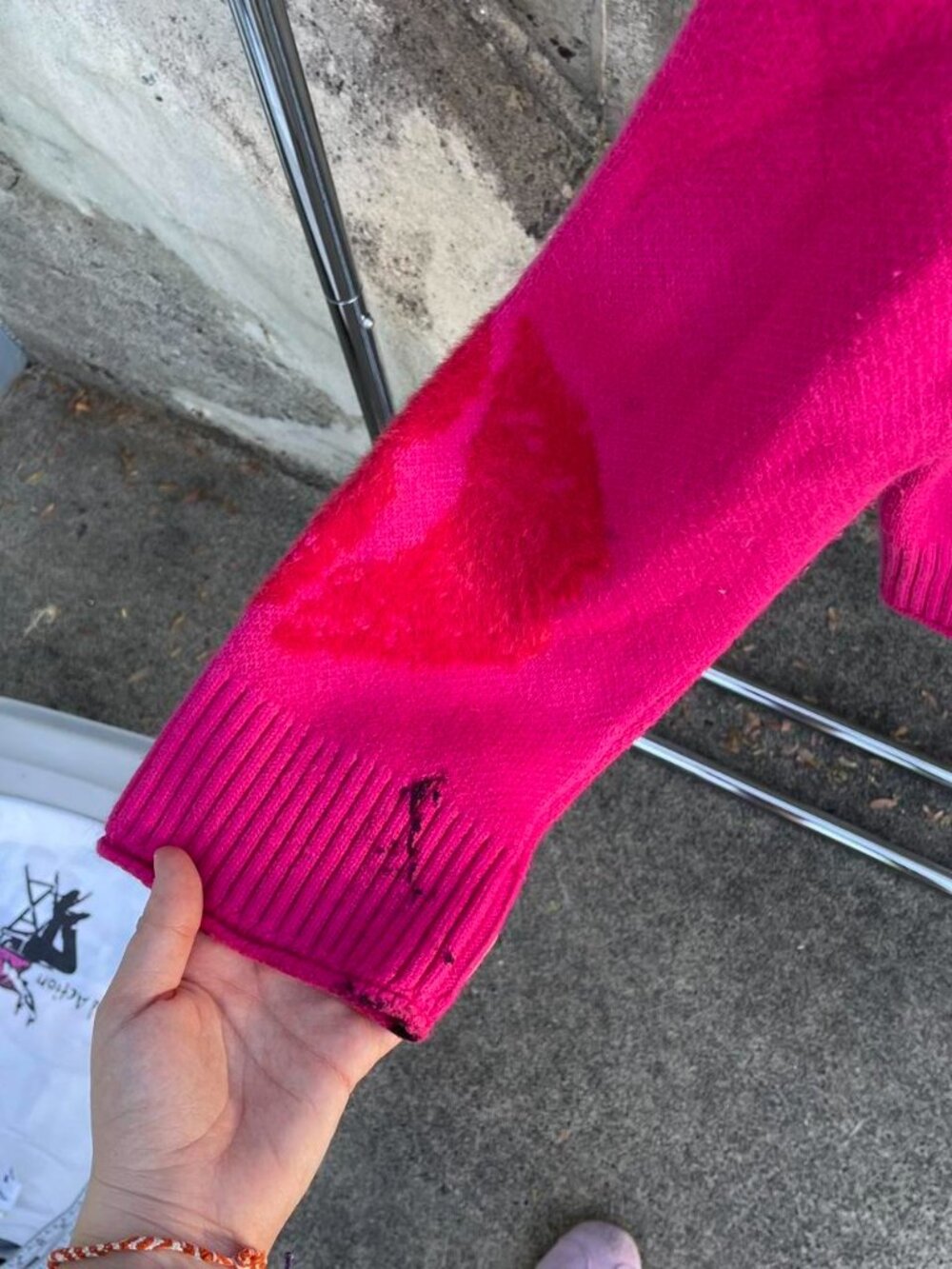 Pink House of Sunny love notes sweater size XS - Picture 8 of 8
